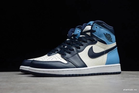- High 555088-140 1 Retro UNC Obsidian Blue Air Jordan | 555088-140 University OG 1217